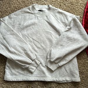 Abercrombie and Fitch cropped mock neck sweatshirt